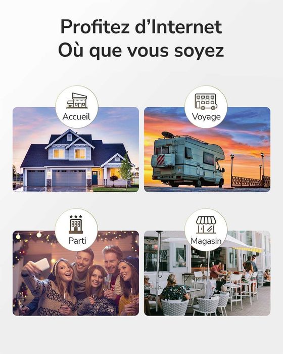 Cudy N300 4G LTE WiFi модем със слот за SIM карта