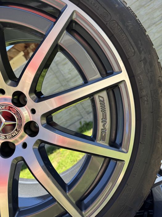 Jante AMG Mercedes 19” cu anvelope M+S Michelin PA4 + senzori