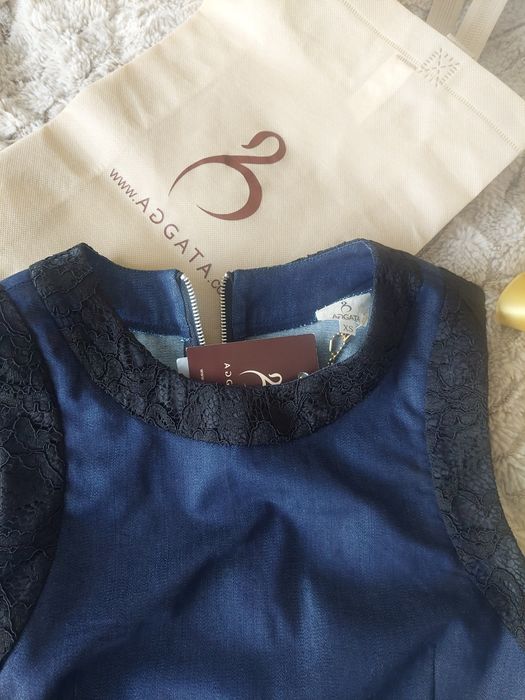 Дамска дънкова рокля Aggata