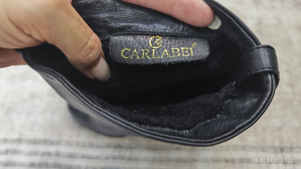 Полусапожки Carlabei, натуральная кожа, 36 размер