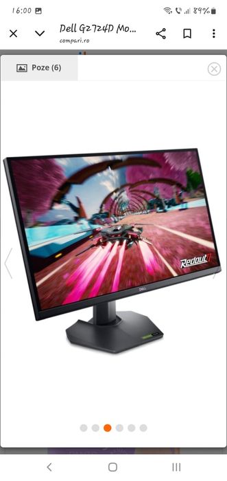 Monitor LED Dell Gaming G2724D 27 inch QHD