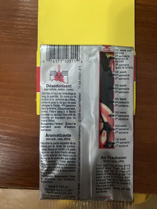 Ароматизатор освежитель для автомобиля США