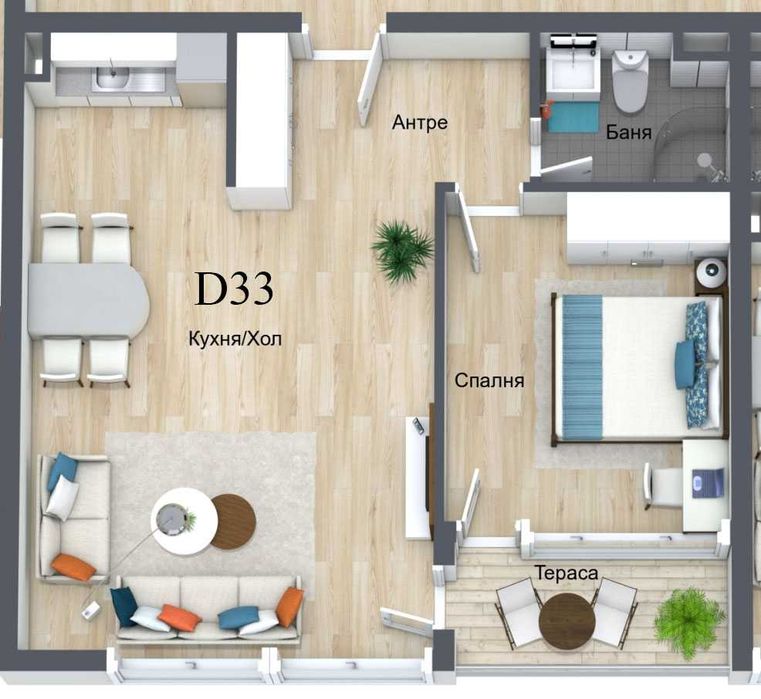 Продава се Двустаен апартамент в к.к. Пампорово - 78 кв.м за 569 €/кв.м - Снимка #1