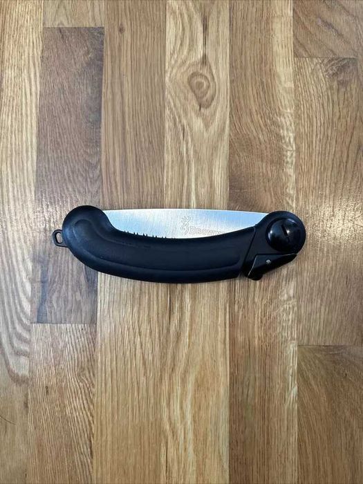 Супер острая, удобная ручная пила Browning 322-900 с чехлом. Япония.