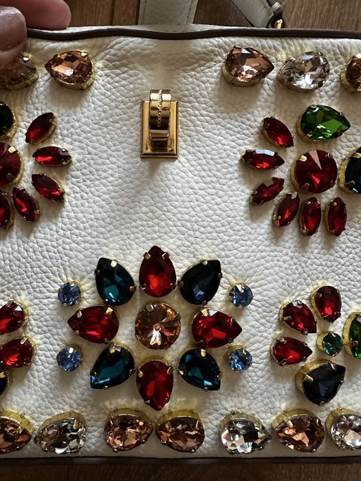 Geantă Dolce & Gabbana din piele  cu pietre- statement