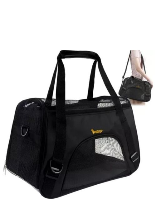 Geanta De Transport Purlov, Pentru Caini / Pisici, Curea Umar, Sac, 30