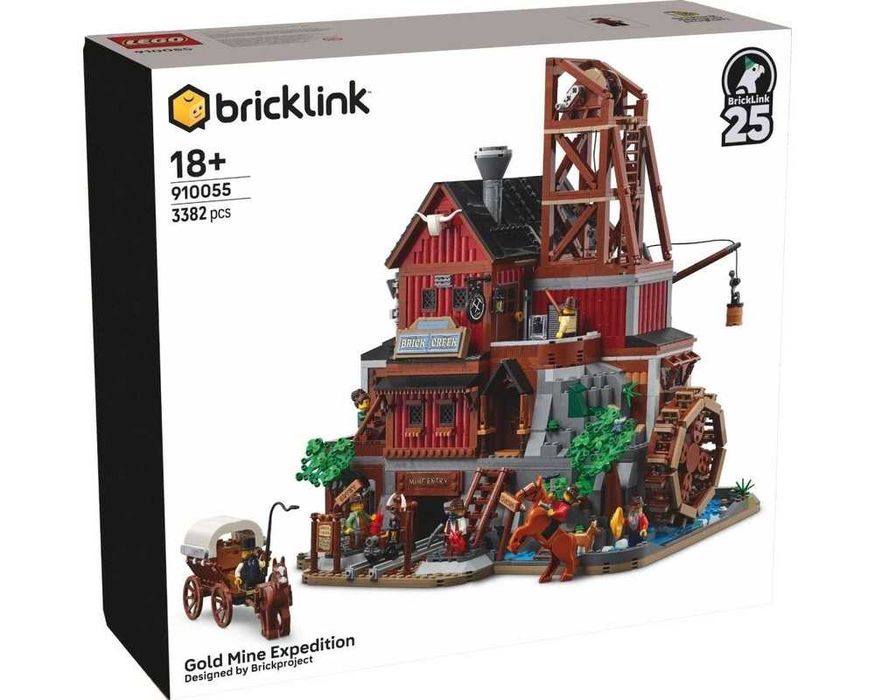 Lego Bricklink Series 6 910055 Gold Mine Expedition