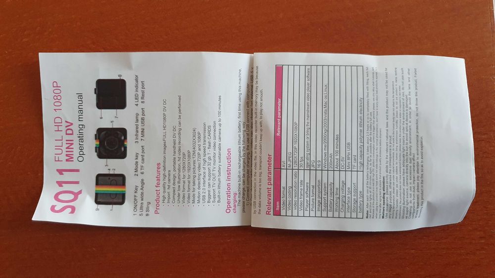 Мини камера SQ11