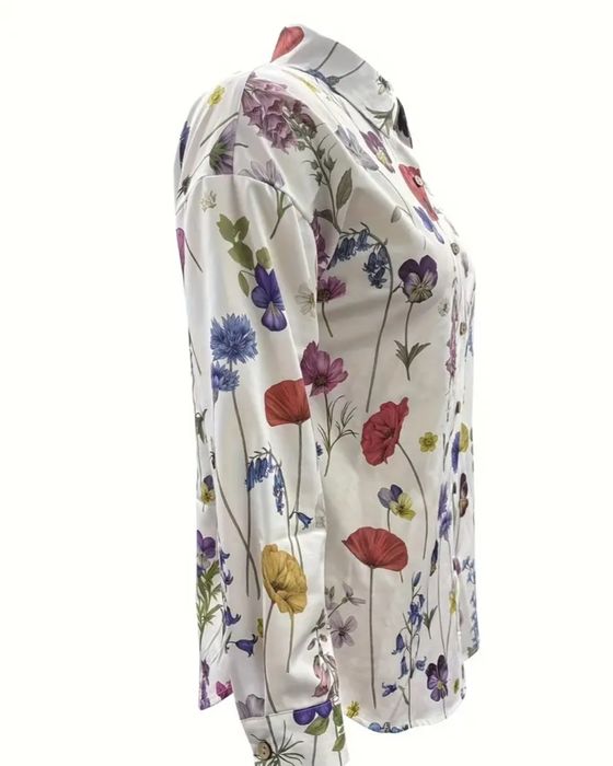 Дамска блуза на цветя XXL, елегантно сако L,черна жилетка XL