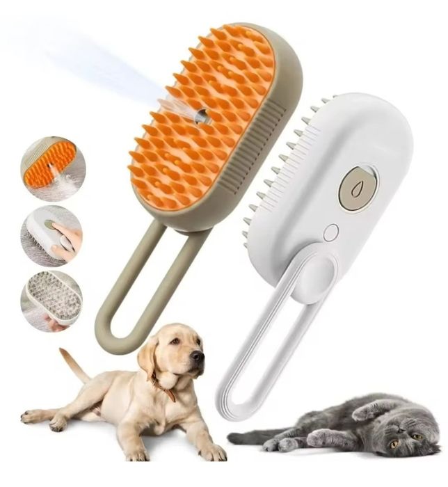 Perie de abur pentru animale cu incarcare USB si rezervor de apa