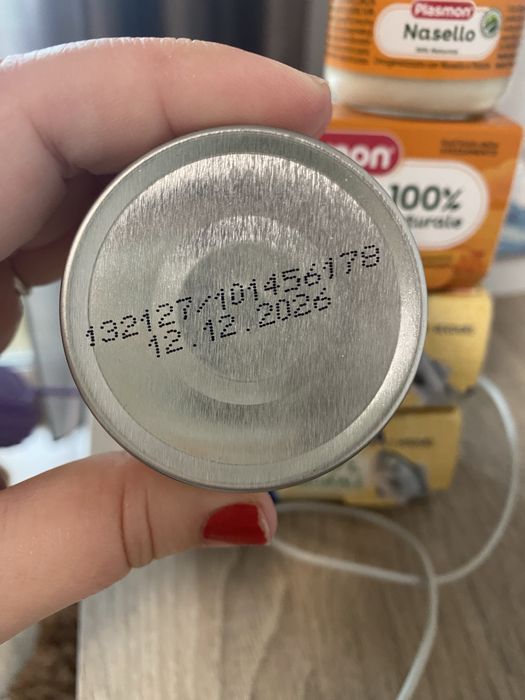 Бебешки пюрета+адаптирано мляко