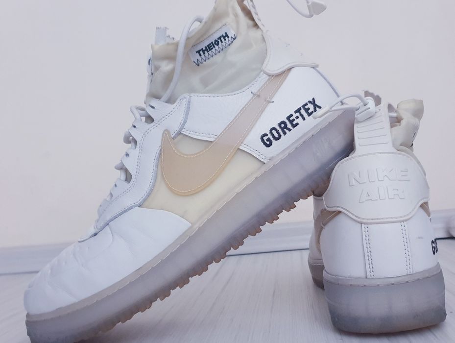 Nike Air Force 1 Gore - Tex Winter Есествена кожа UK 10.5 US 11.5 Mens Size 45.5 /29.5см. ОРИГИНАЛ! Мъжки Кецове!