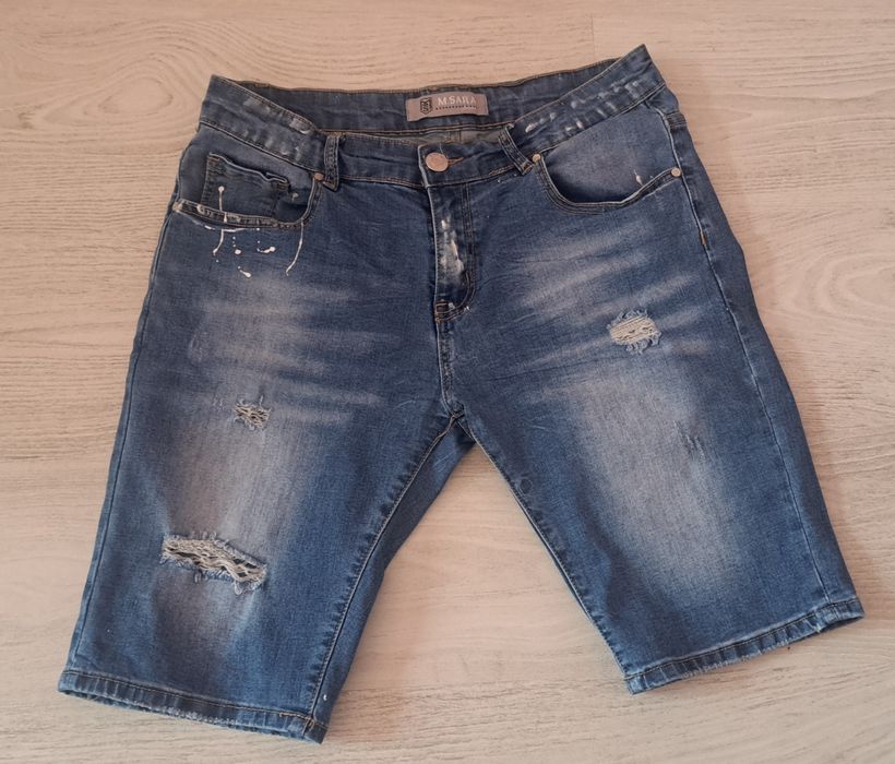 Дънкови къси панталони