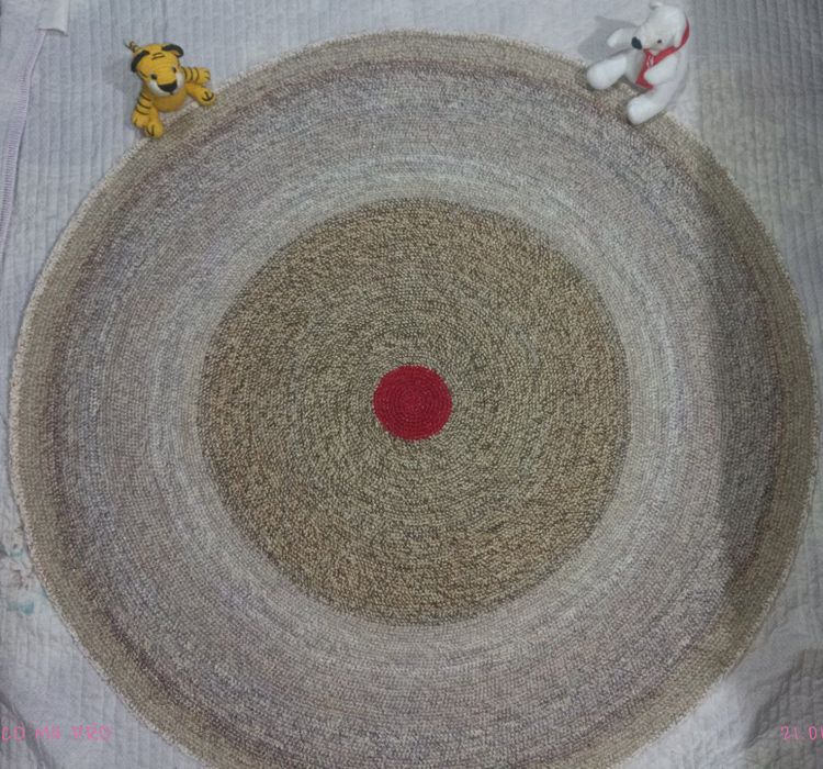 Вязаные теплые коврики