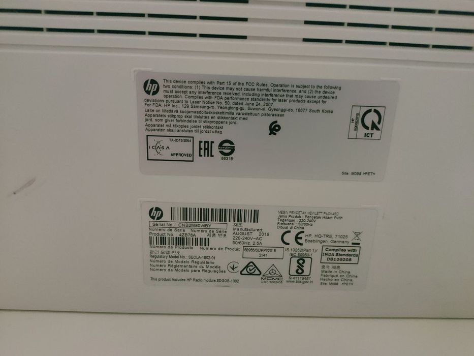 HP Laser 107 w ishlatilgan