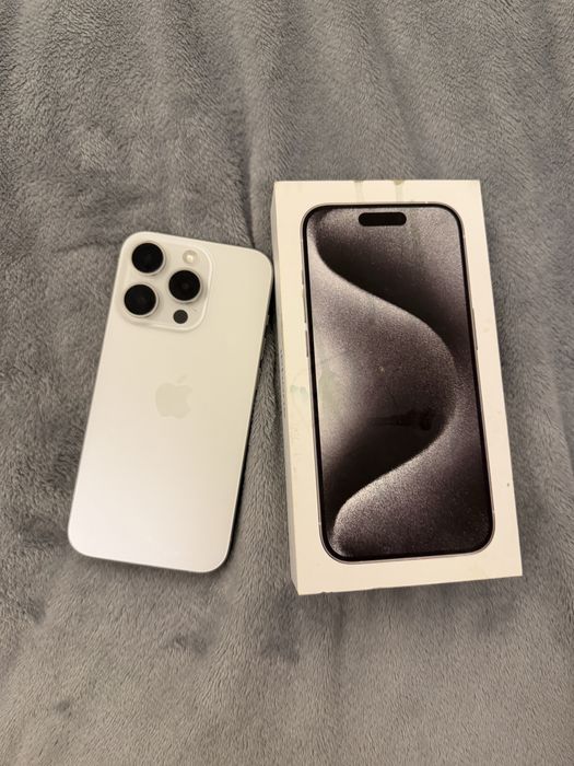 Iphone 15 pro white impecabil