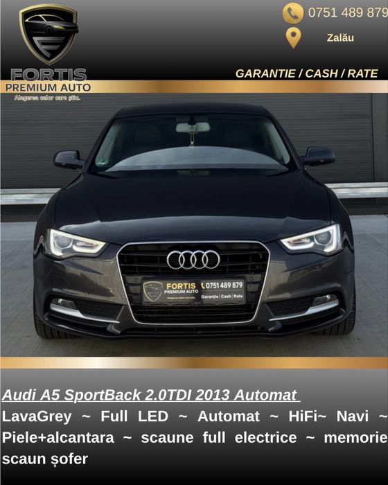 Audi A5 SportBack 2.0TDI Automat Trapa Garantie
