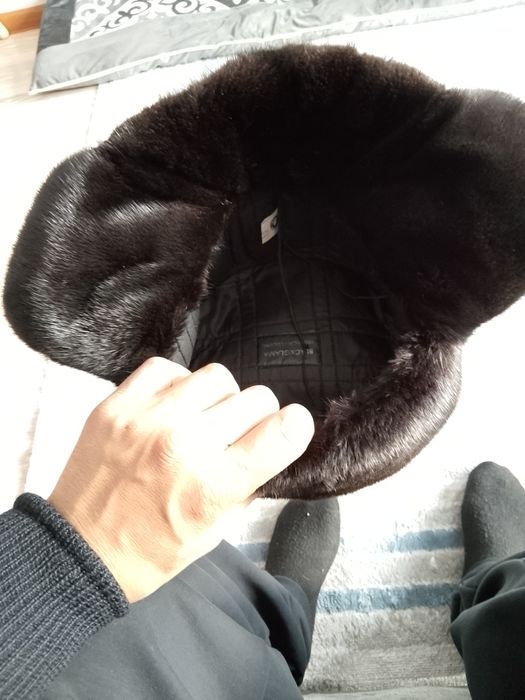 Норковая шапка ушанка