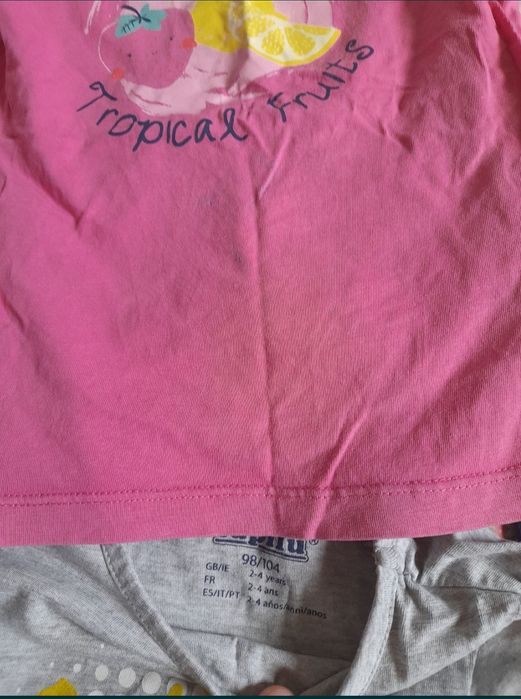 lot 9 tricouri 2 4 ani 98 104 fata fetita lupilu lidl bumbac gradinita
