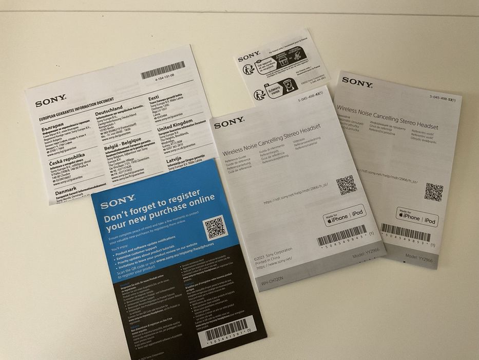 Sony WH-CH720N - Безжични слушалки с активно шумопотискане, черни