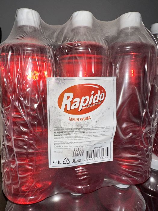 Săpun Spumă Rapido Professional - Pachet 6 Sticle 65 RON