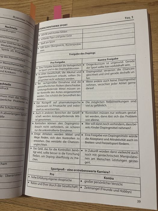 Bist du dafür oder dagegen - Stufe B2-C1: Trainingsbuch