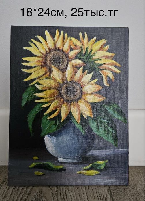 Картины, акрил, текстура