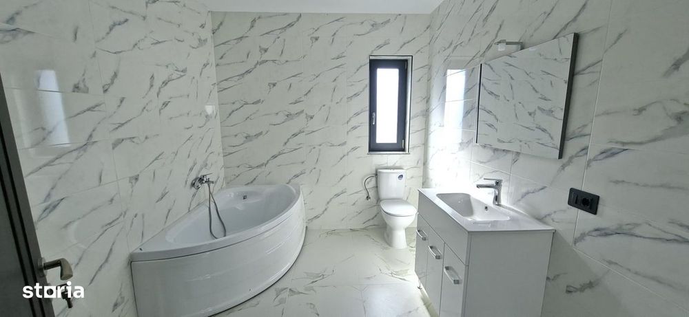 Casă nouă - 3 camere 93 mp / teren 410 mp / apa,canalizare,gaz,curent