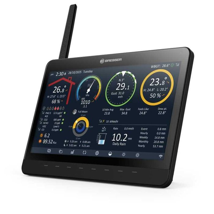 Метеорологична станция BRESSER MeteoChamp 9-in-1 HD Wi-Fi с 10" екран