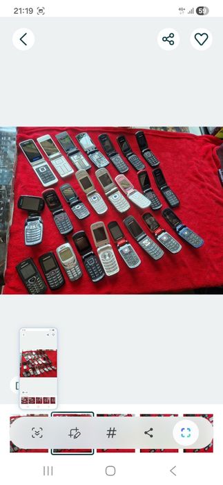 Telefon cu clapeta Samsung pentru colecție sau piese, fara baterie si fara încărcător