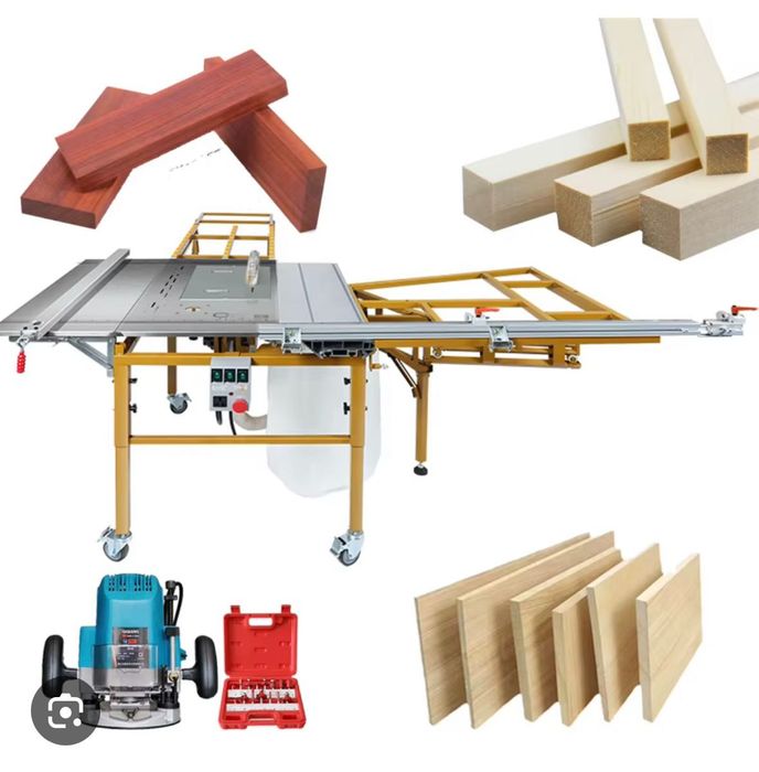 Vând circular portabil nou, prelucrare lemn masiv sau PAL/MDF.