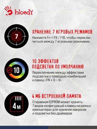 Клавиатура Bloody A4Tech B950