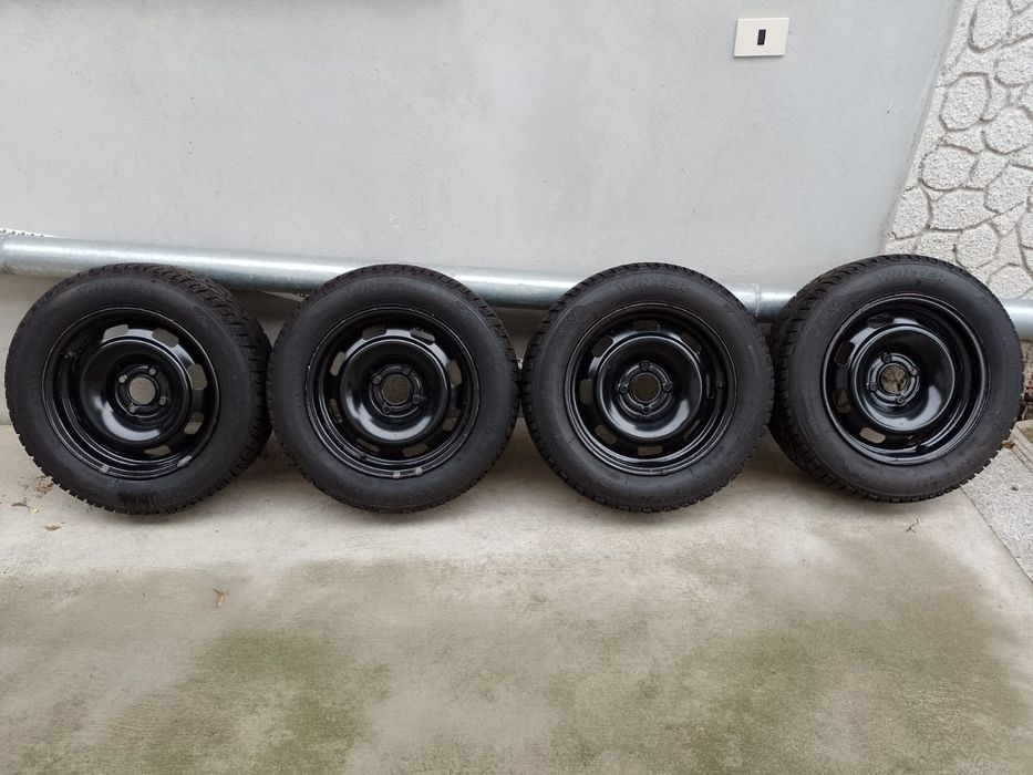 Jante oțel + anvelope iarnă 195/60/R15