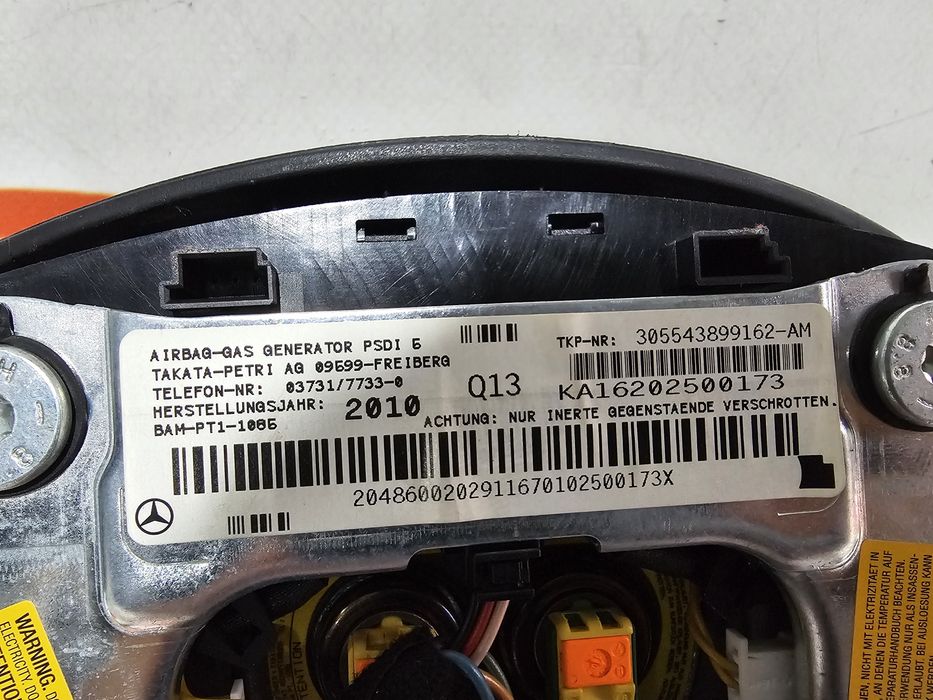 Airbag volan sofer Mercedes C Class W204 dupa 2007 cod 2048600202