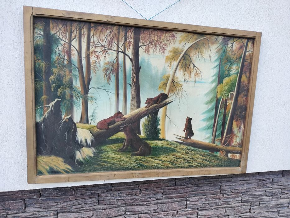 Tablou pictat pe panza 165x106