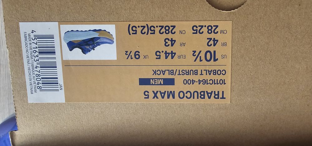 Asics Trabuko Max 5(44,5)
