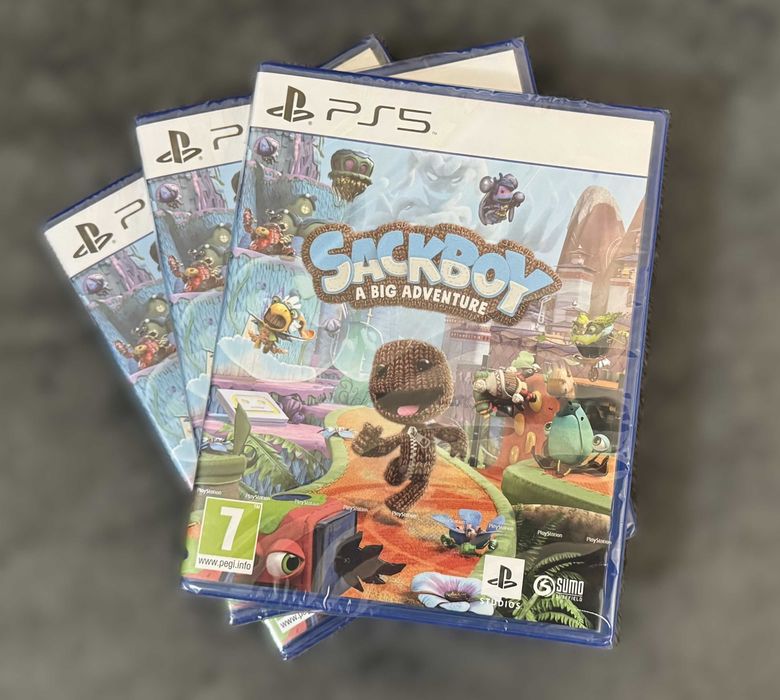 чисто нова Sackboy A Big Adventureза PS5