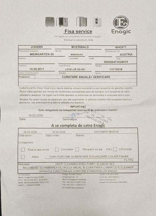 Enagic Leveluk SD501 Apă Kangen Cu Service+Pompă Nouă La Reprezentanță