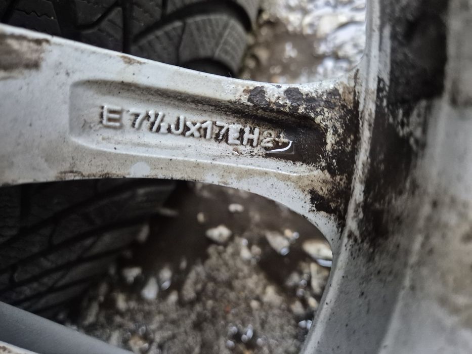 4бр алуминиеви джанти за БМВ Х3/ 2015г/7.5ж Х 17/ 5Х 120/ ет 32