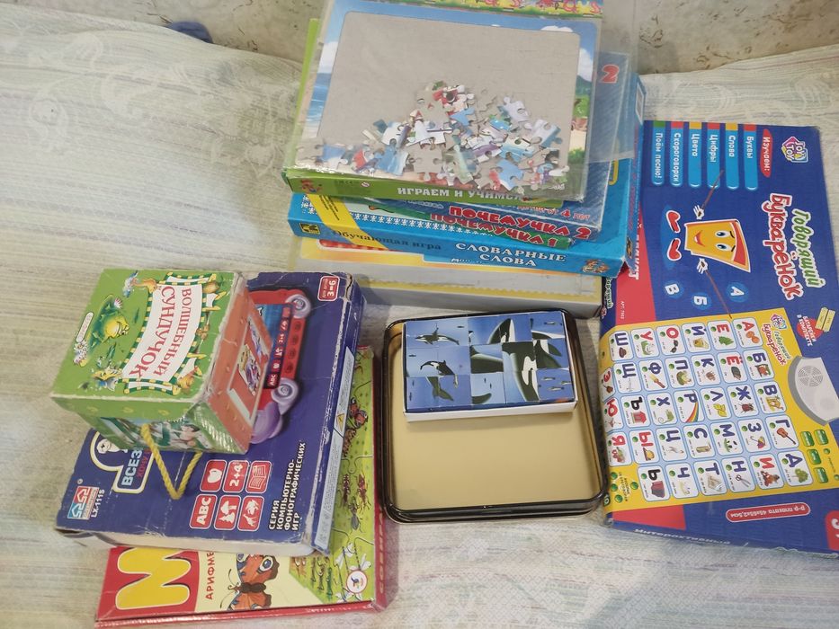 Развивающие игры пазлы пособия