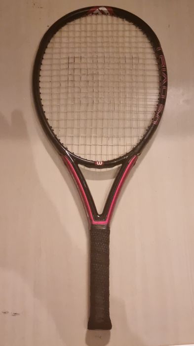 Rachete de tenis Wilson Triad 5.0 si Court Slam Stretch (O) + mingi