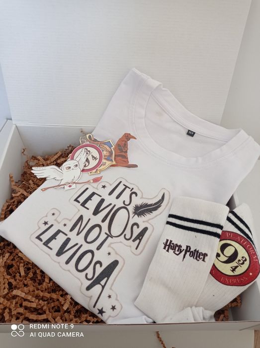 Тениска с надпис Harry Potter