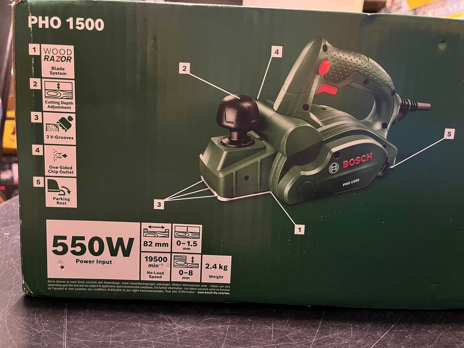 Rindea electrică Bosch PHO 1500