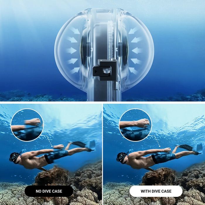 Водоустойчив калъф Insta360 - Invisible Dive Case, X4