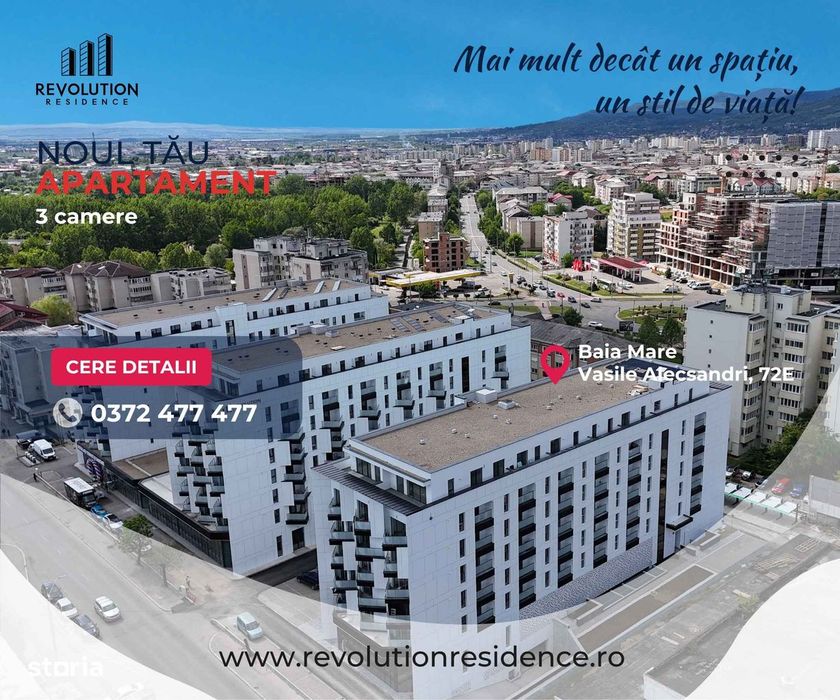 COMISION 0% - Apartamente 3 camere - Vasile Alecsandri 72E, Baia Mare — fotografia 1