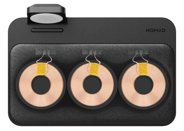 Nomad Leather Power Delivery Base Station Apple Watch Wireless Charger