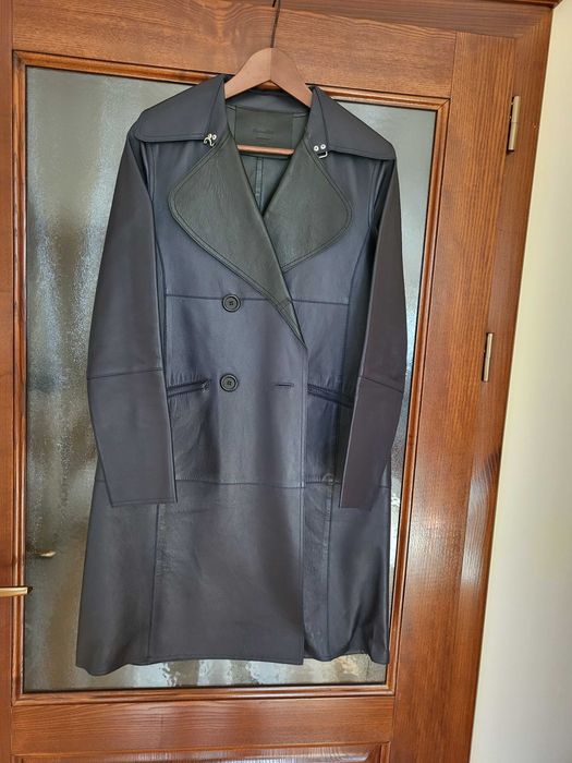 Trenci de piele naturala Massimo Dutti