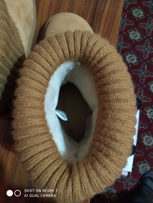 Фирменные UGG угги из натуральной кожи и меха.Р 34-36