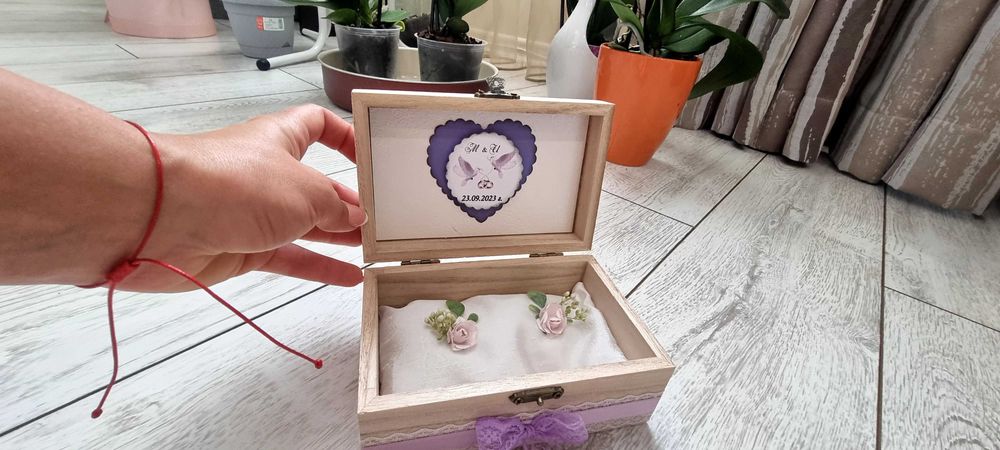 Сватбени аксесоари - кутия за пликове,кутия за пръстени и др.