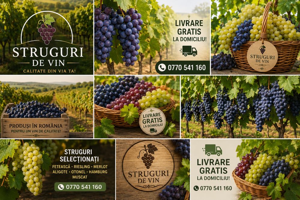 Struguri de vin la domiciliu 2026